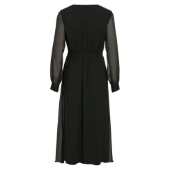 Robe midi noir Olia