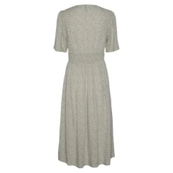 Robe midi Tala gris en viscose Ava