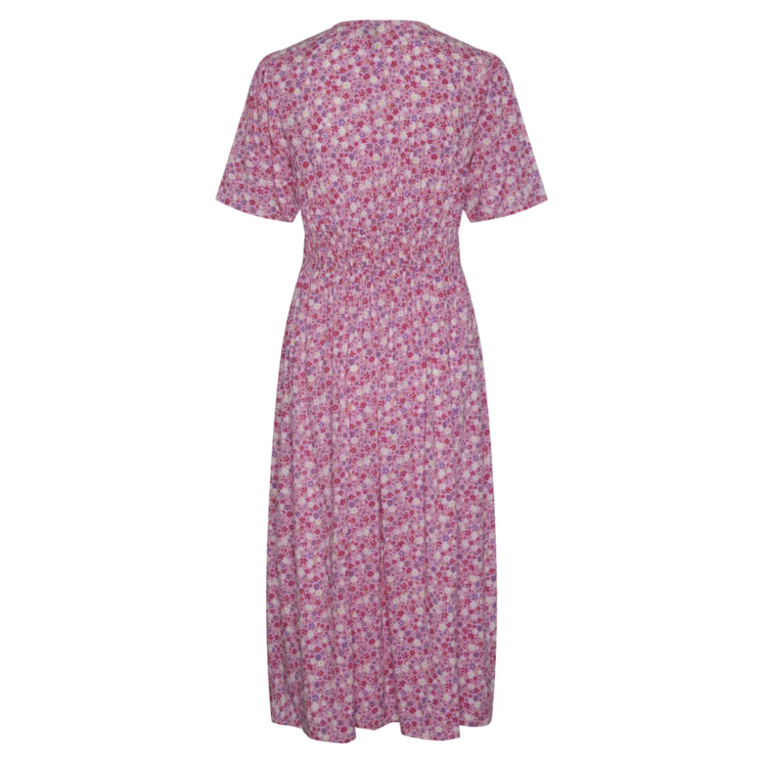 Robe midi Tala rose en viscose Gaia