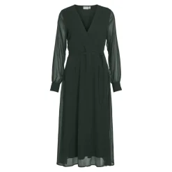 Robe midi turquoise