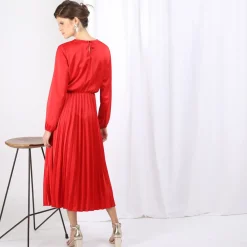 Robe plissée Gisèle