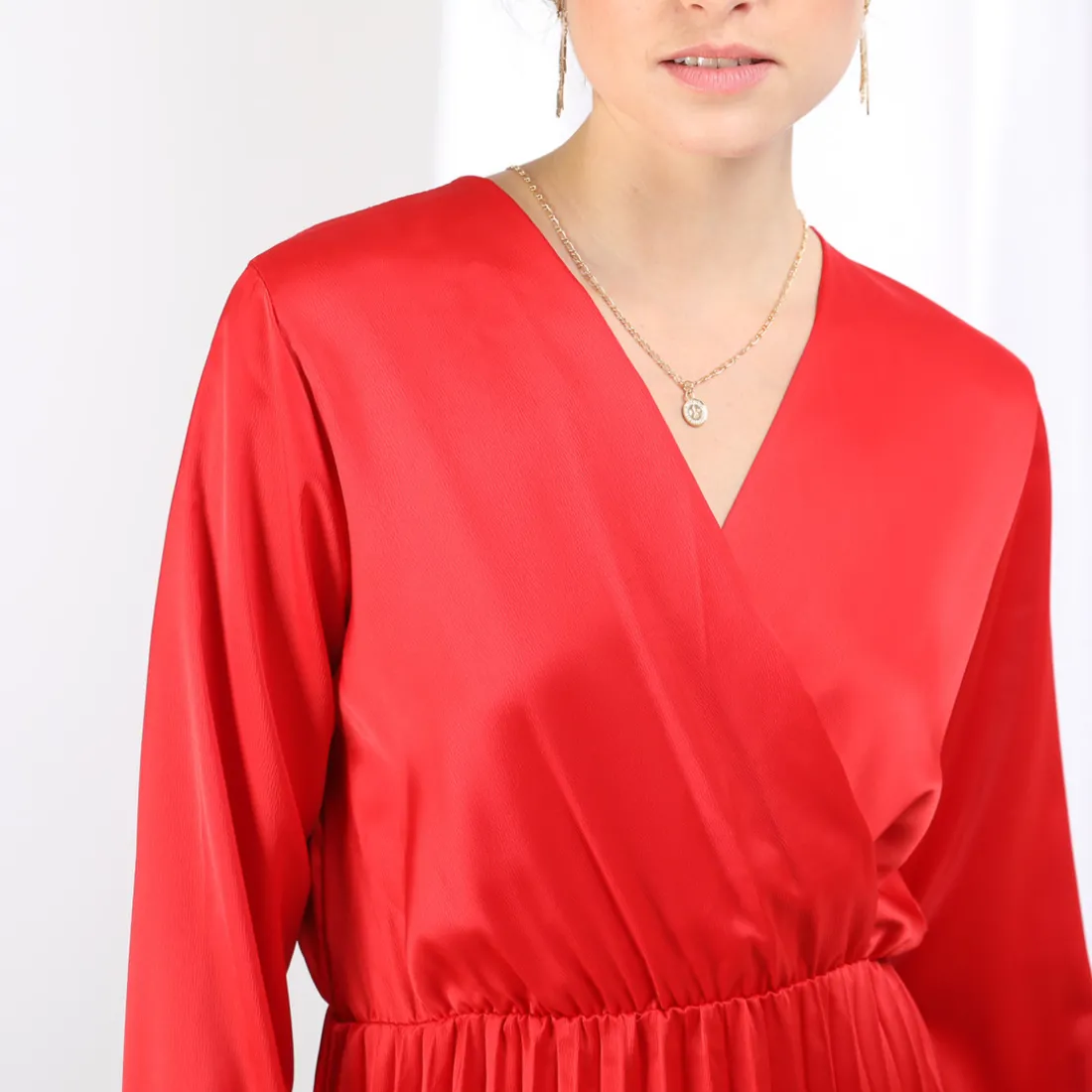 Robe plissée Gisèle