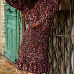 Robe RUDI gipsy violet en viscose