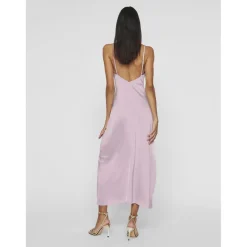 Robe sans manches dos nu Ravenna violet Mina