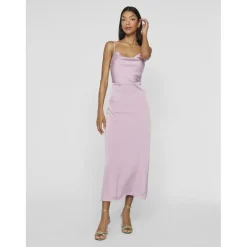 Robe sans manches dos nu Ravenna violet Mina