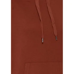 Robe uni en jersey marron