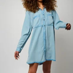 Robe VERSA blanc en tencel