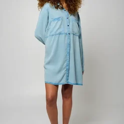 Robe VERSA blanc en tencel