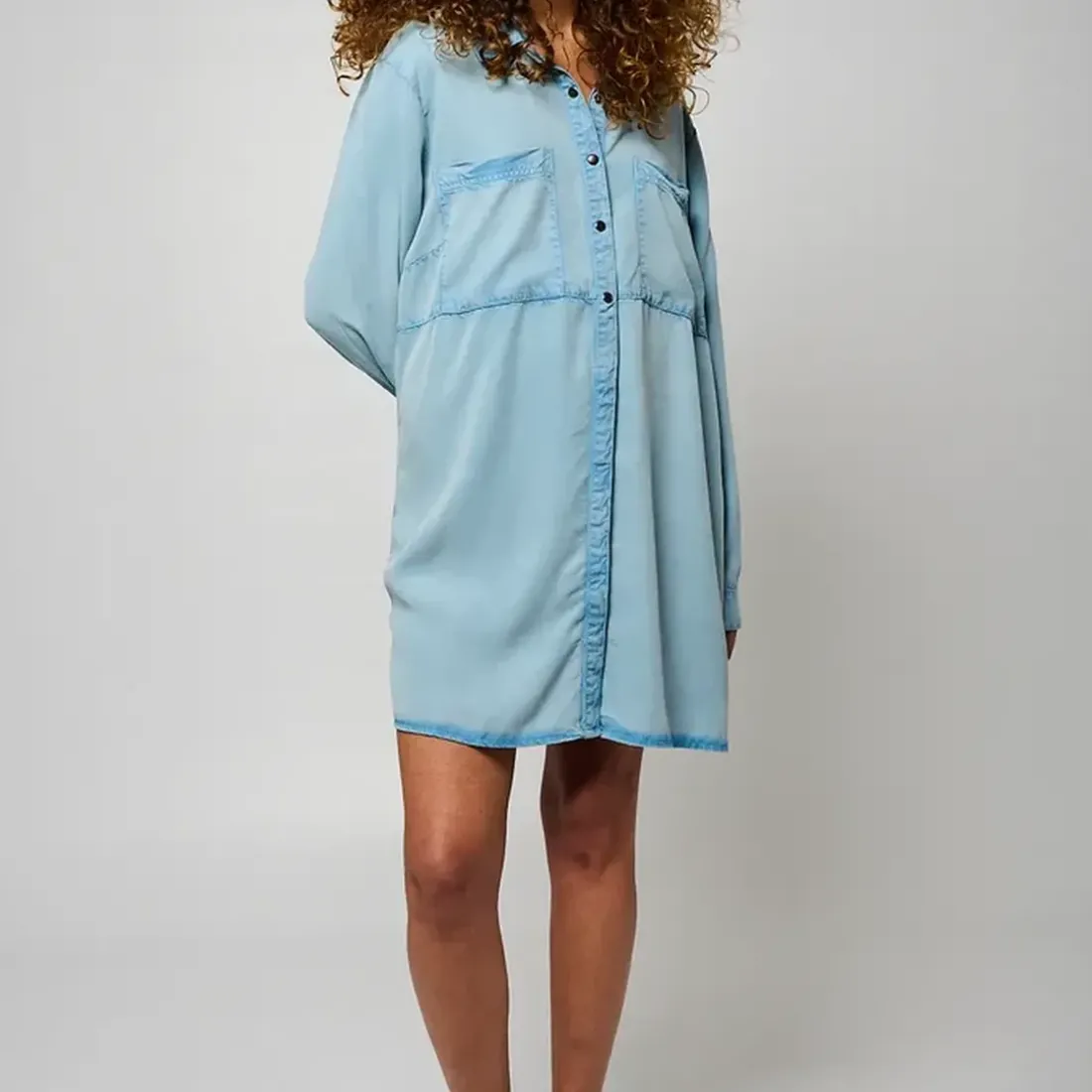 Robe VERSA blanc en tencel