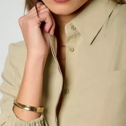 Robe VOBE en coton kaki