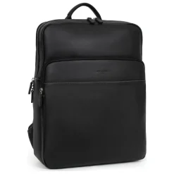 Sac à dos 15'' & tablette & A4 Cuir CONFORT Noir
