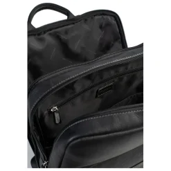 Sac à dos 15'' & tablette & A4 Cuir CONFORT Noir
