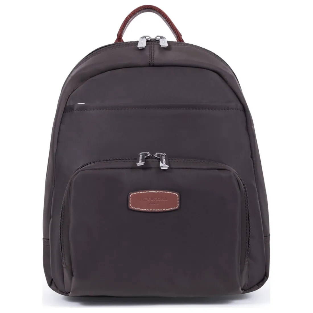 Sac à dos - Tablette - Marron foncé - Diversité en nylon