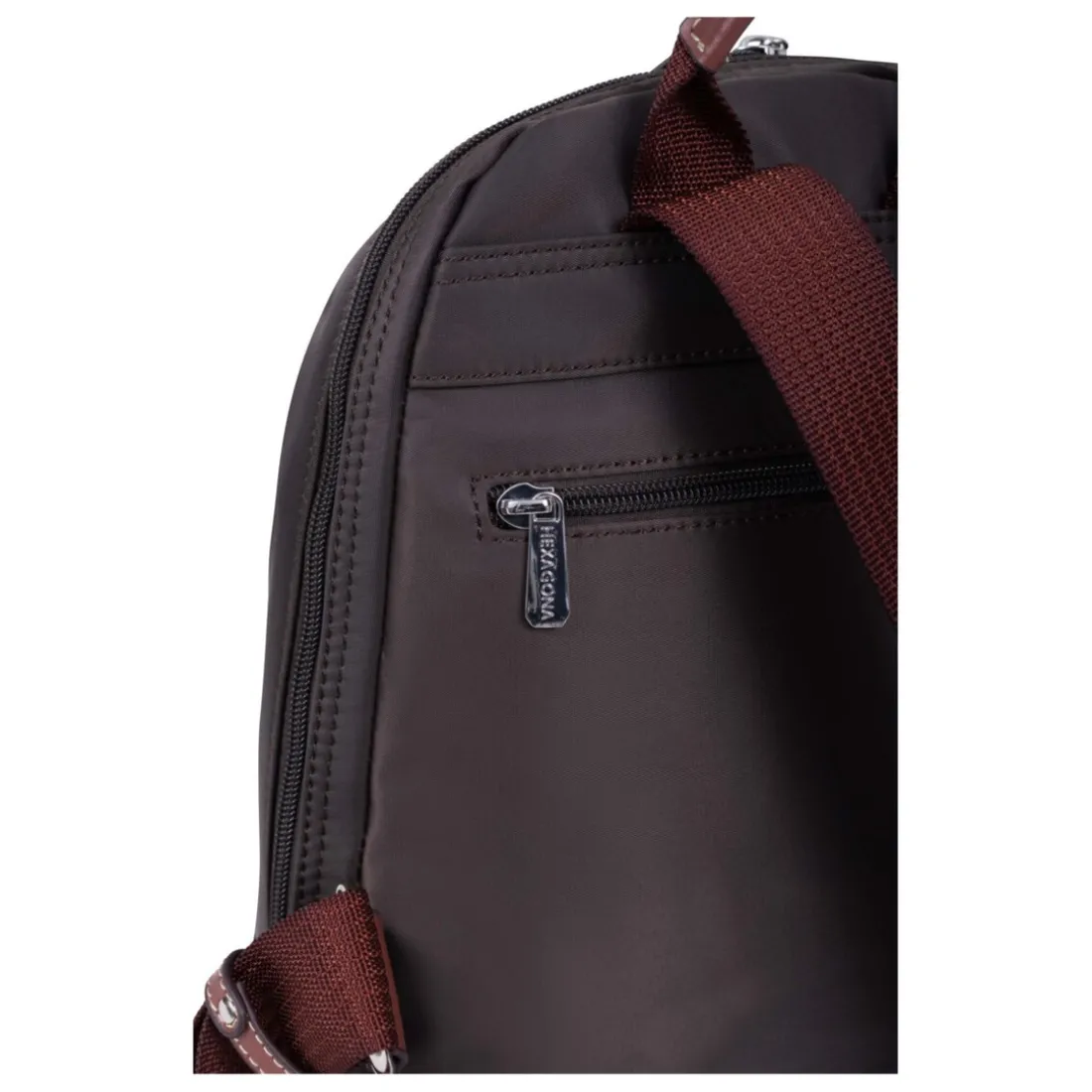 Sac à dos - Tablette - Marron foncé - Diversité en nylon