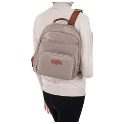 Sac à dos - Tablette - Marron foncé - Diversité en nylon