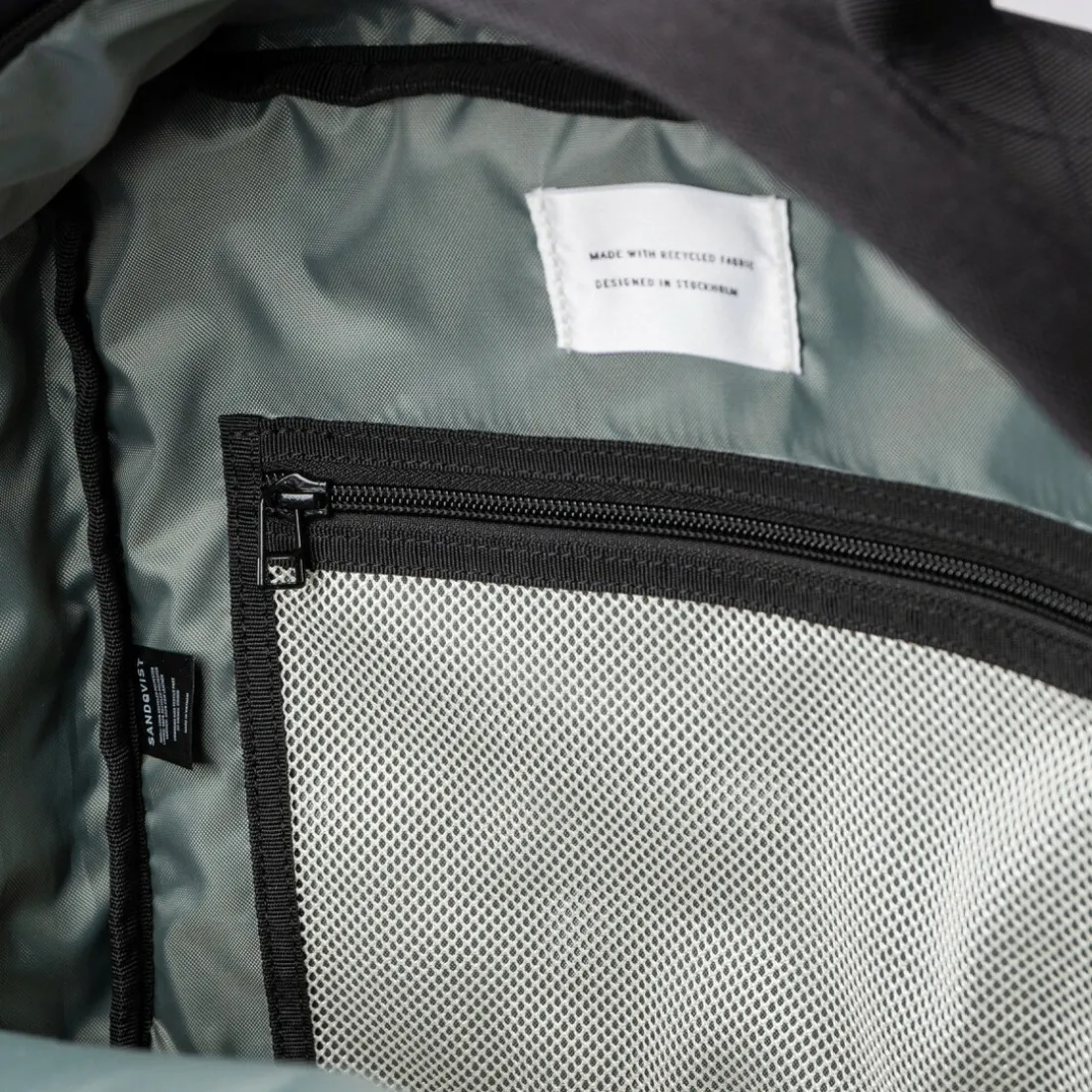 Sac à dos noir détails cuir noir - ANDRE