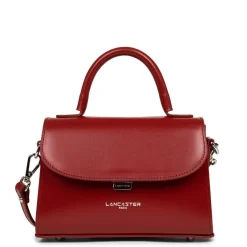 Sac à main A rabat avec fermoir S Suave Even en cuir rouge carmin