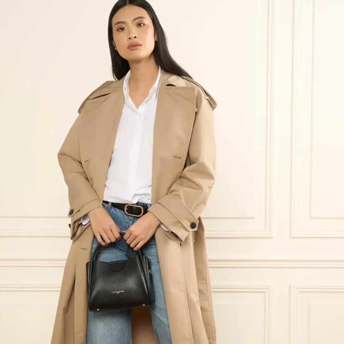 Sac à main Aimantée S Ida Double noir
