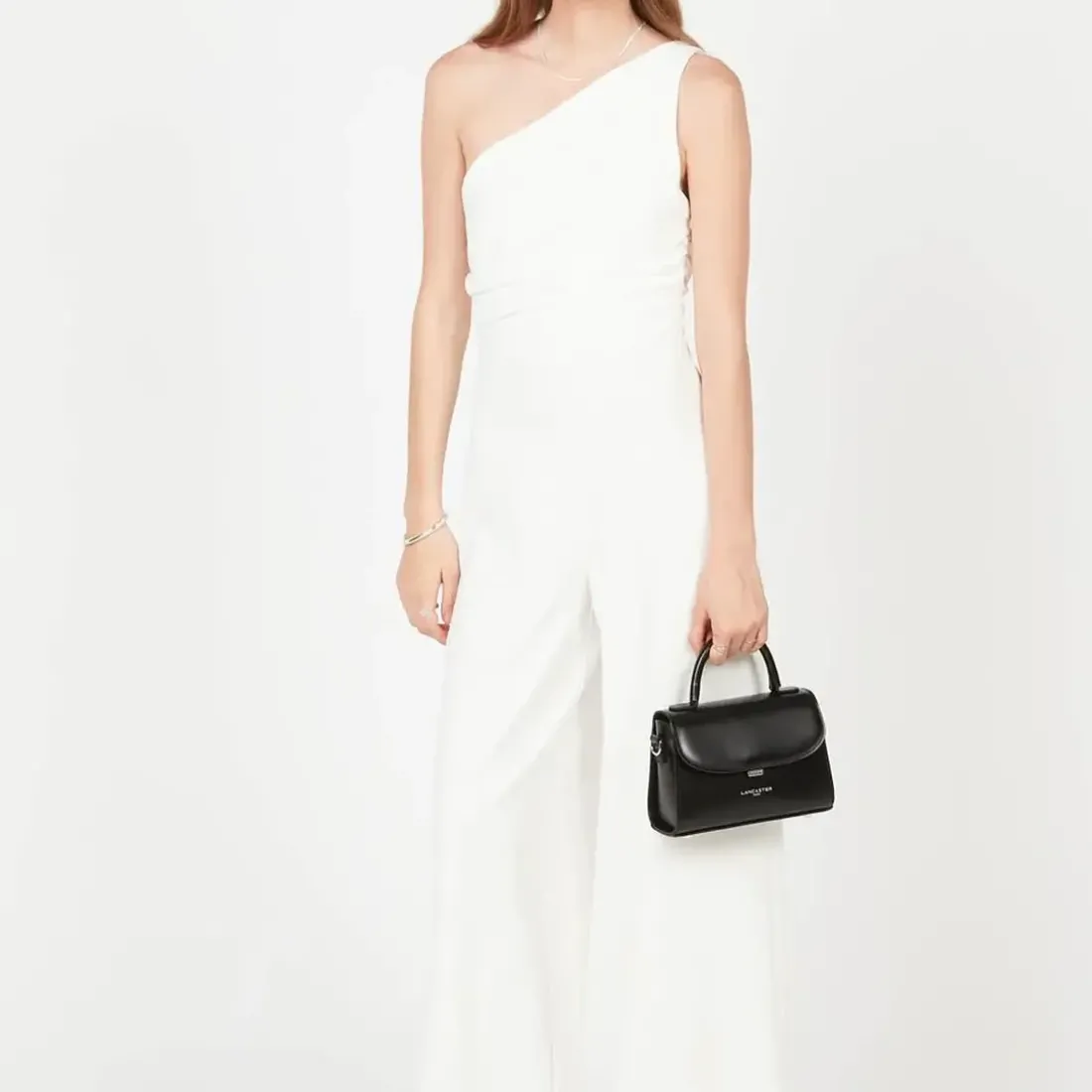 Sac à main noir Suave Even en cuir
