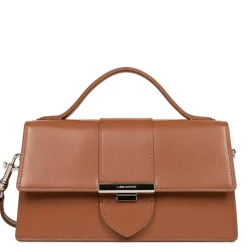 Sac baguette Paris Ily en cuir camel