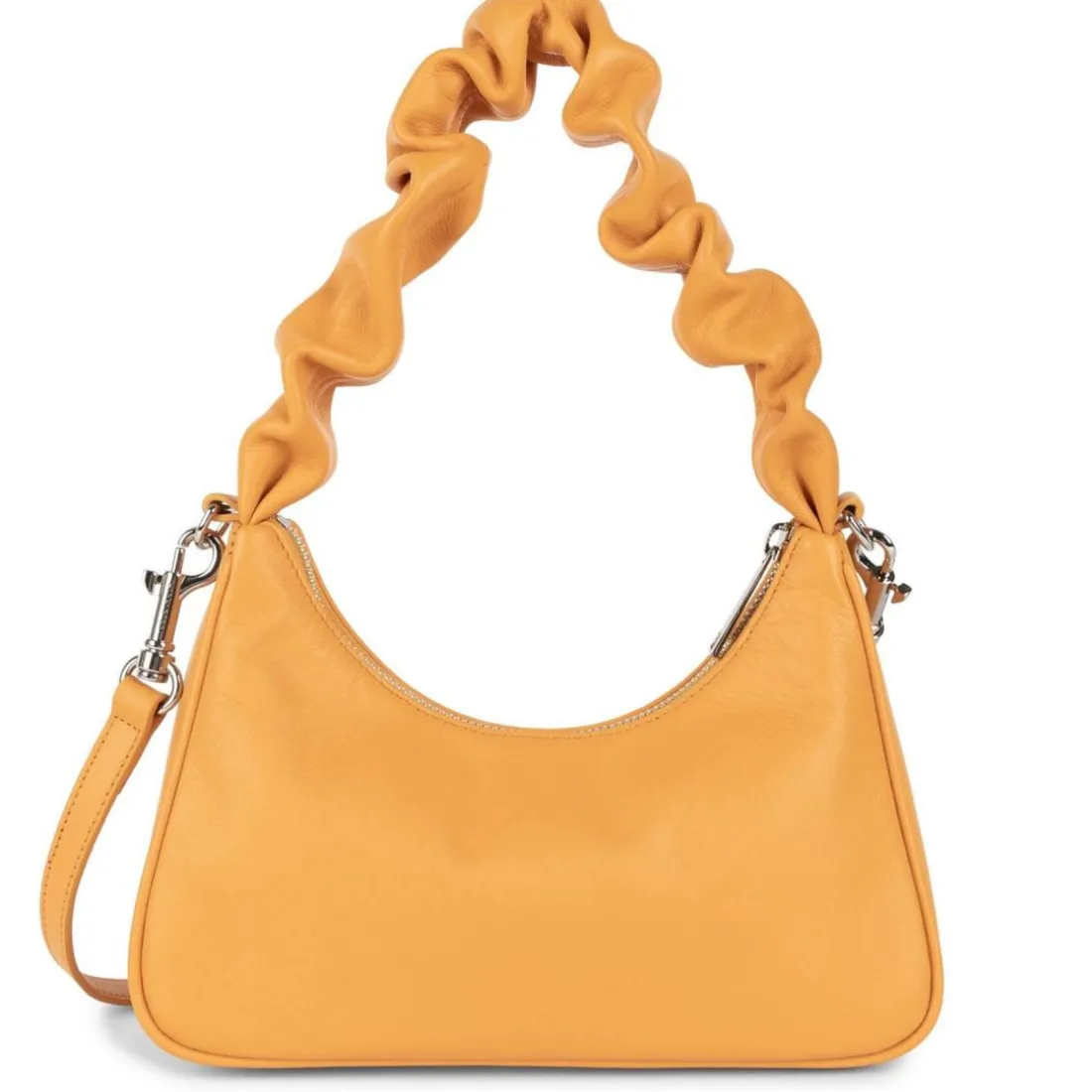 Sac Baguette Soft Chou Chou en Cuir Jaune