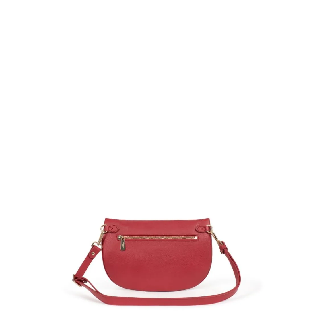 Sac banane ANDREA Rouge foncé en cuir Lara