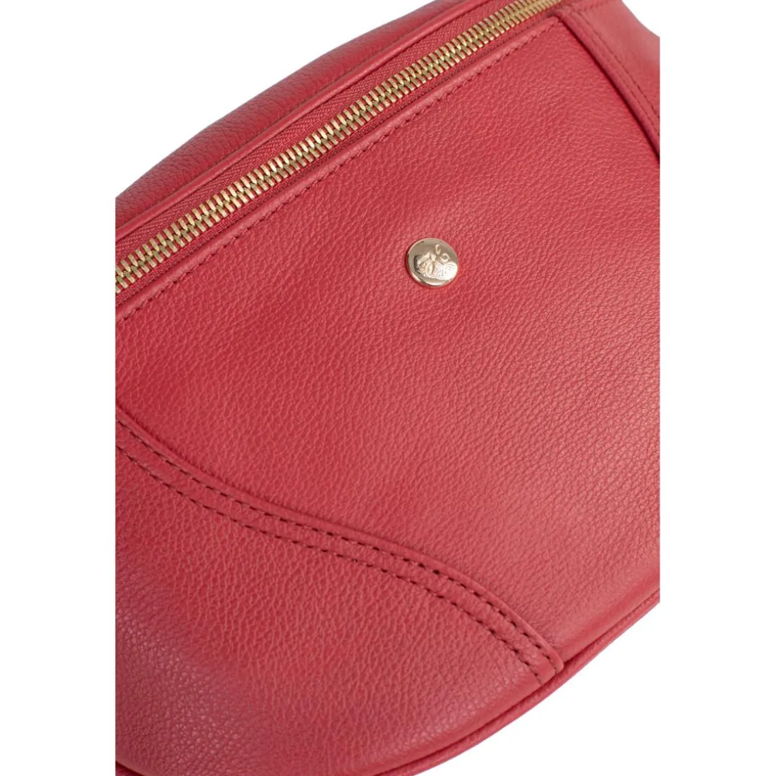 Sac banane ANDREA Rouge foncé en cuir Lara