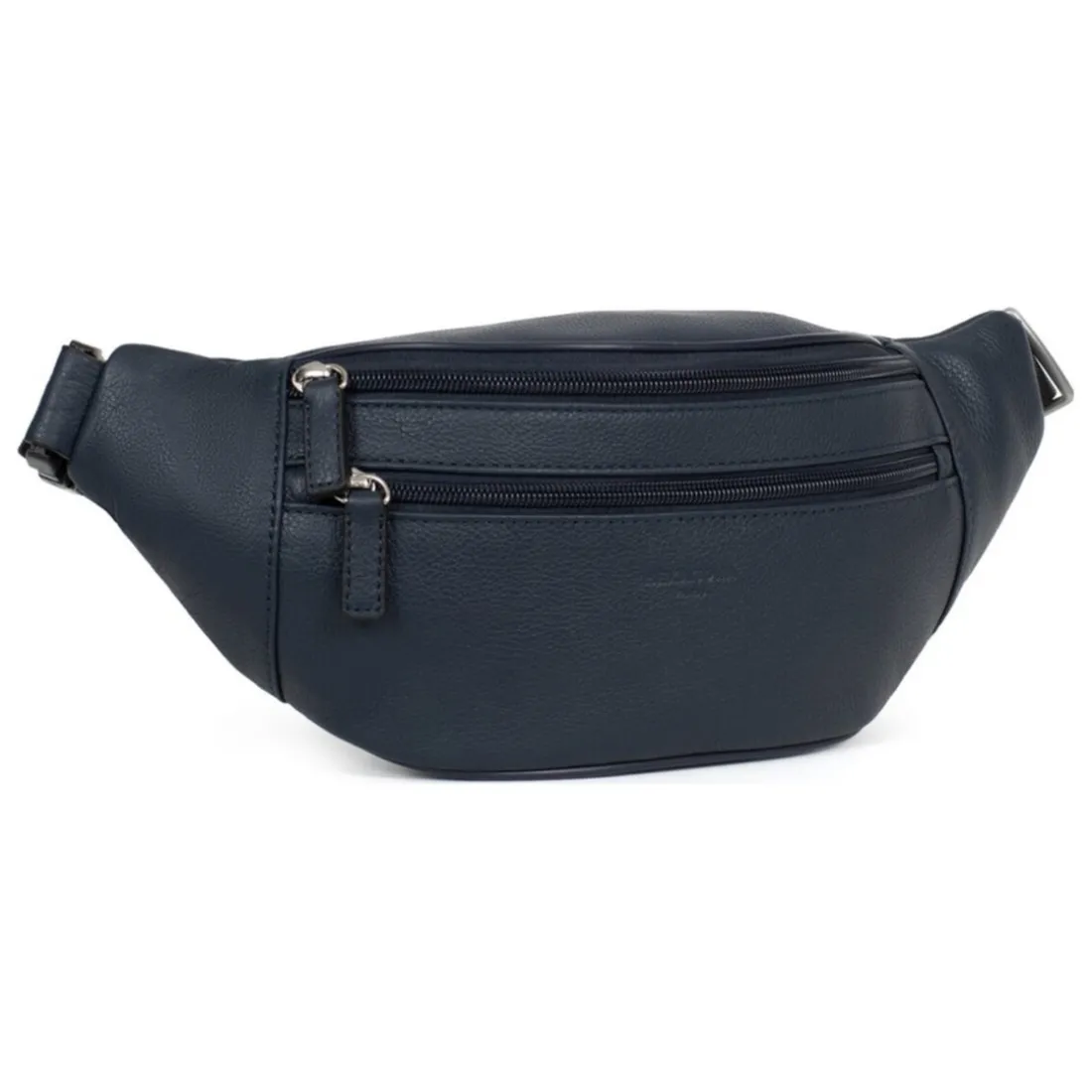 Sac banane Cuir CONFORT Marine