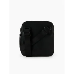 Sac bandoulière plate noir
