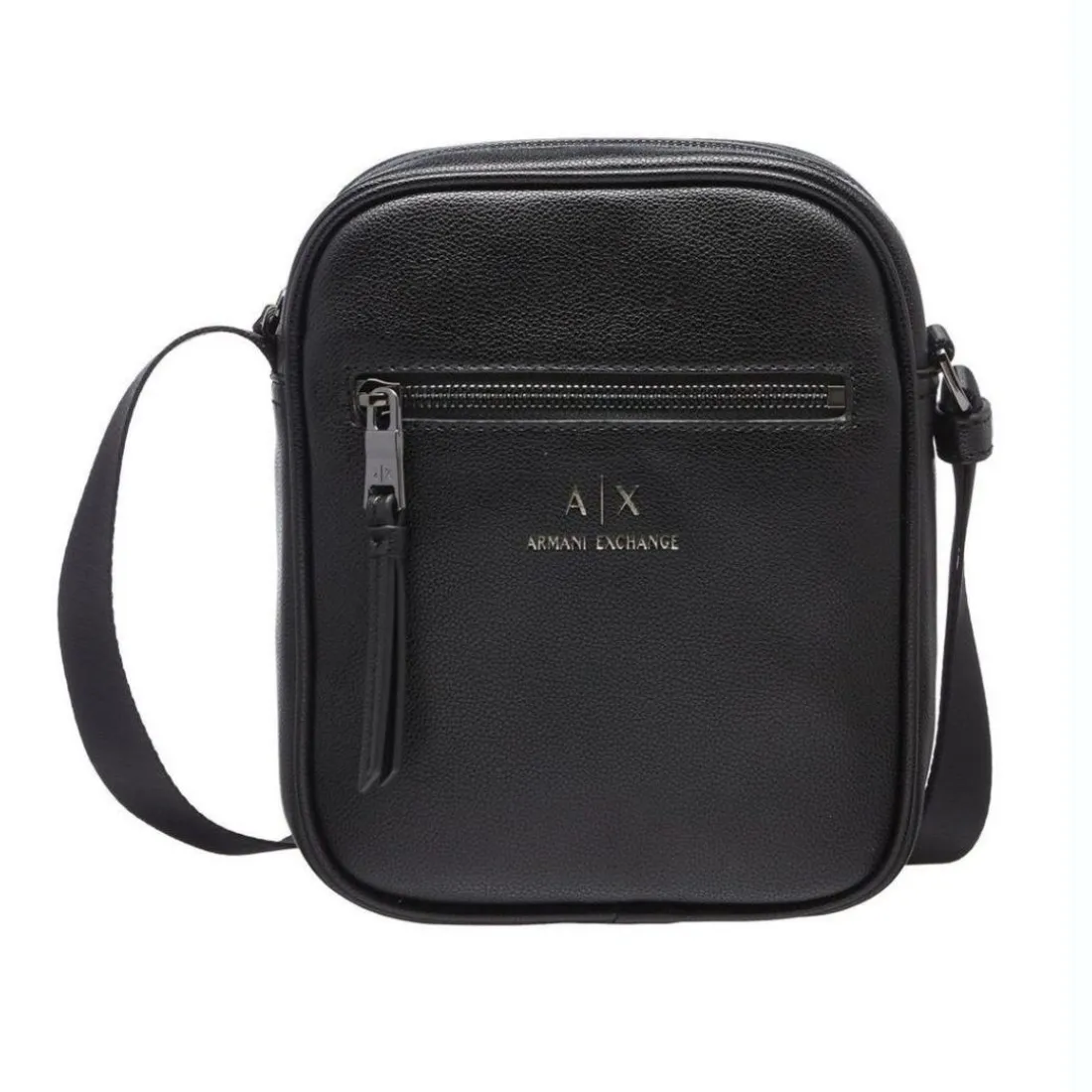 Sac bandoulière synthétique noir