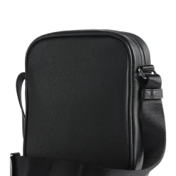 Sac bandoulière synthétique noir