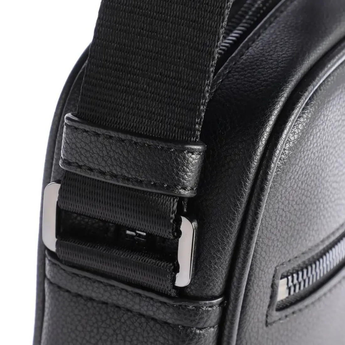 Sac bandoulière synthétique noir