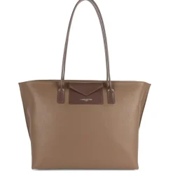 Sac cabas épaule Zippée L Maya taupe
