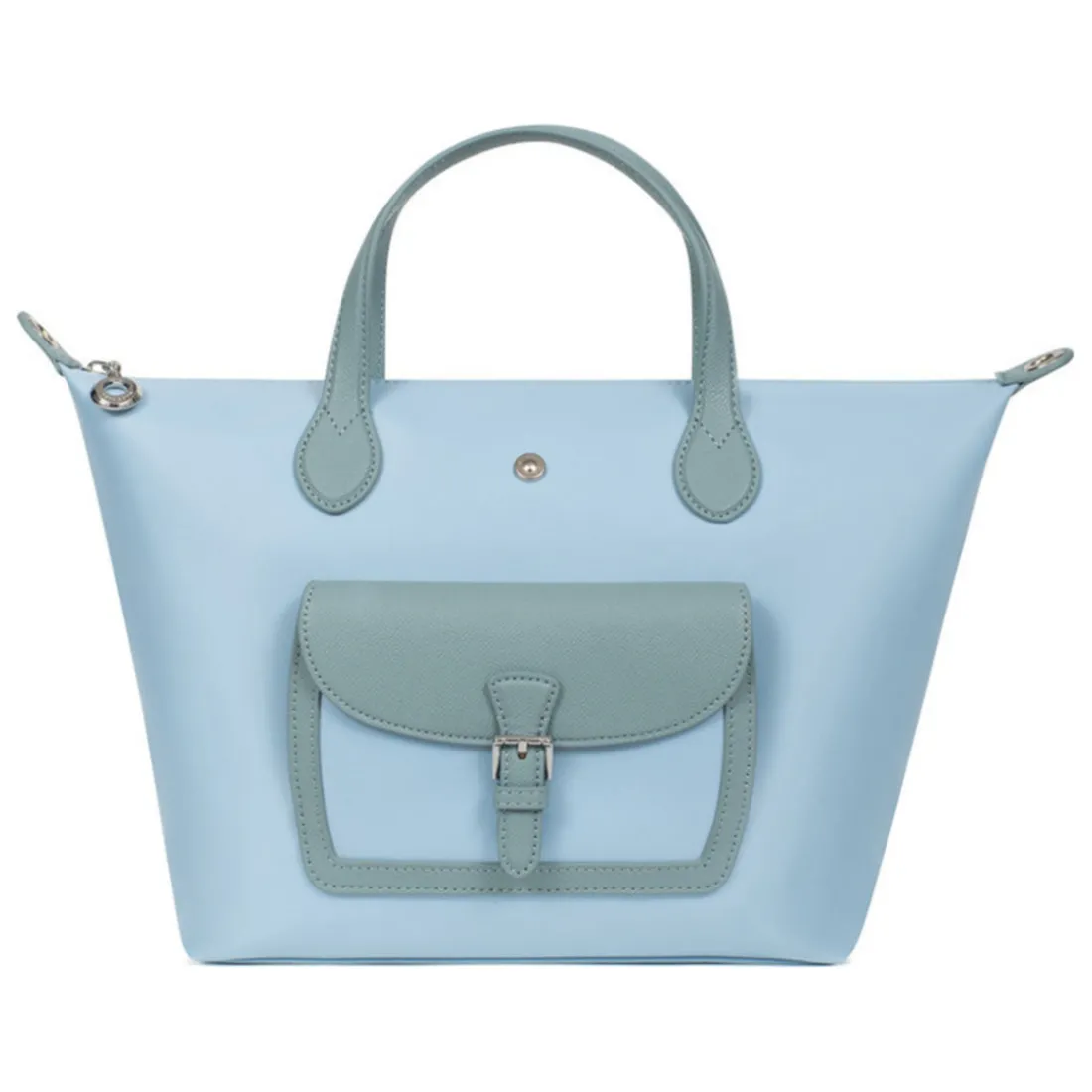 Sac cabas porté main - Moyen KIANA Bleu ciel Kaye