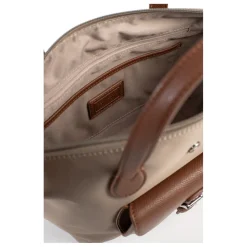 Sac cabas porté main - Petit KIANA Taupe/Marron Ava