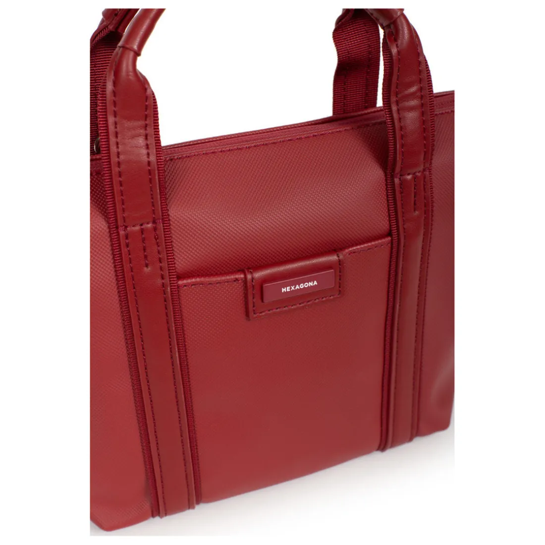 Sac cabas porté main - Petit JOYCE Rouge foncé Eva