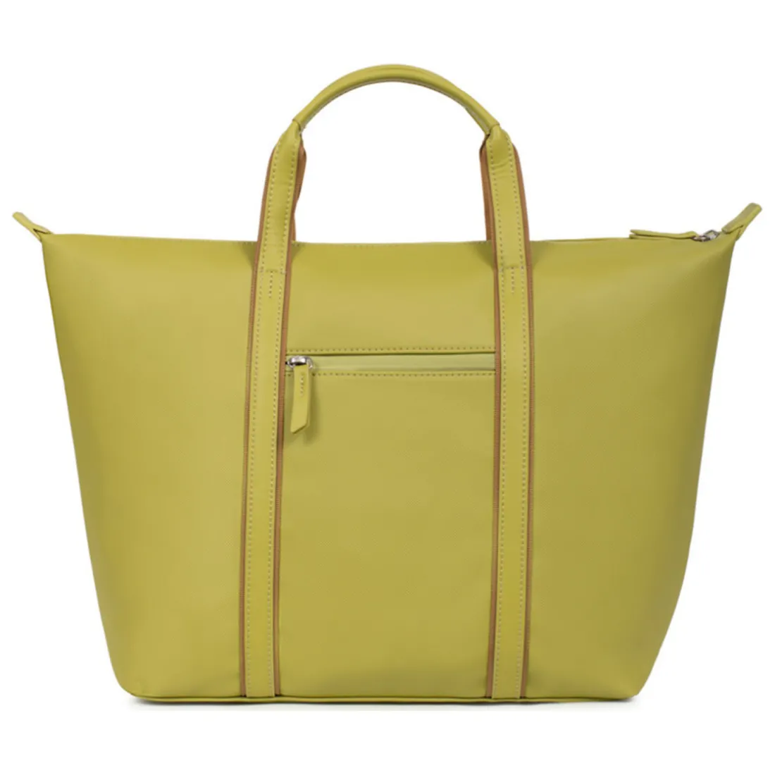 Sac cabas porté main A4 - Grand JOYCE Vert anis Juno