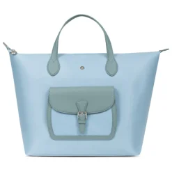 Sac cabas porté main A4 - Grand KIANA Bleu ciel Julia