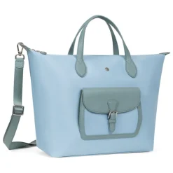 Sac cabas porté main A4 - Grand KIANA Bleu ciel Julia