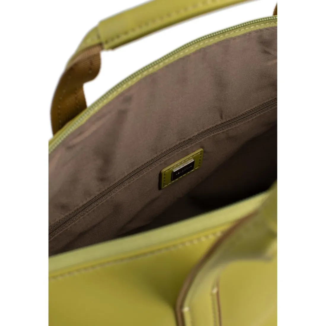Sac cabas porté main A4 TARA Vert anis Clio
