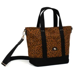 Sac cabas porté main LEONIE Imprimé Fauve Alma