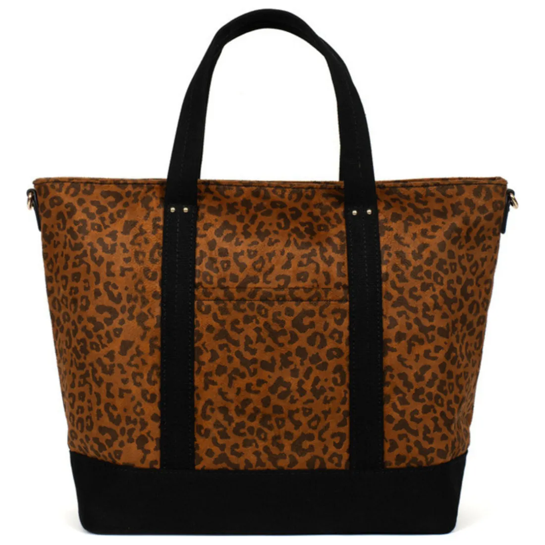 Sac cabas porté main LEONIE Imprimé Fauve Cate