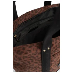 Sac cabas porté main LEONIE Imprimé Chocolat Xena