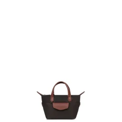 Sac cabas porté main POP Marron foncé Lara
