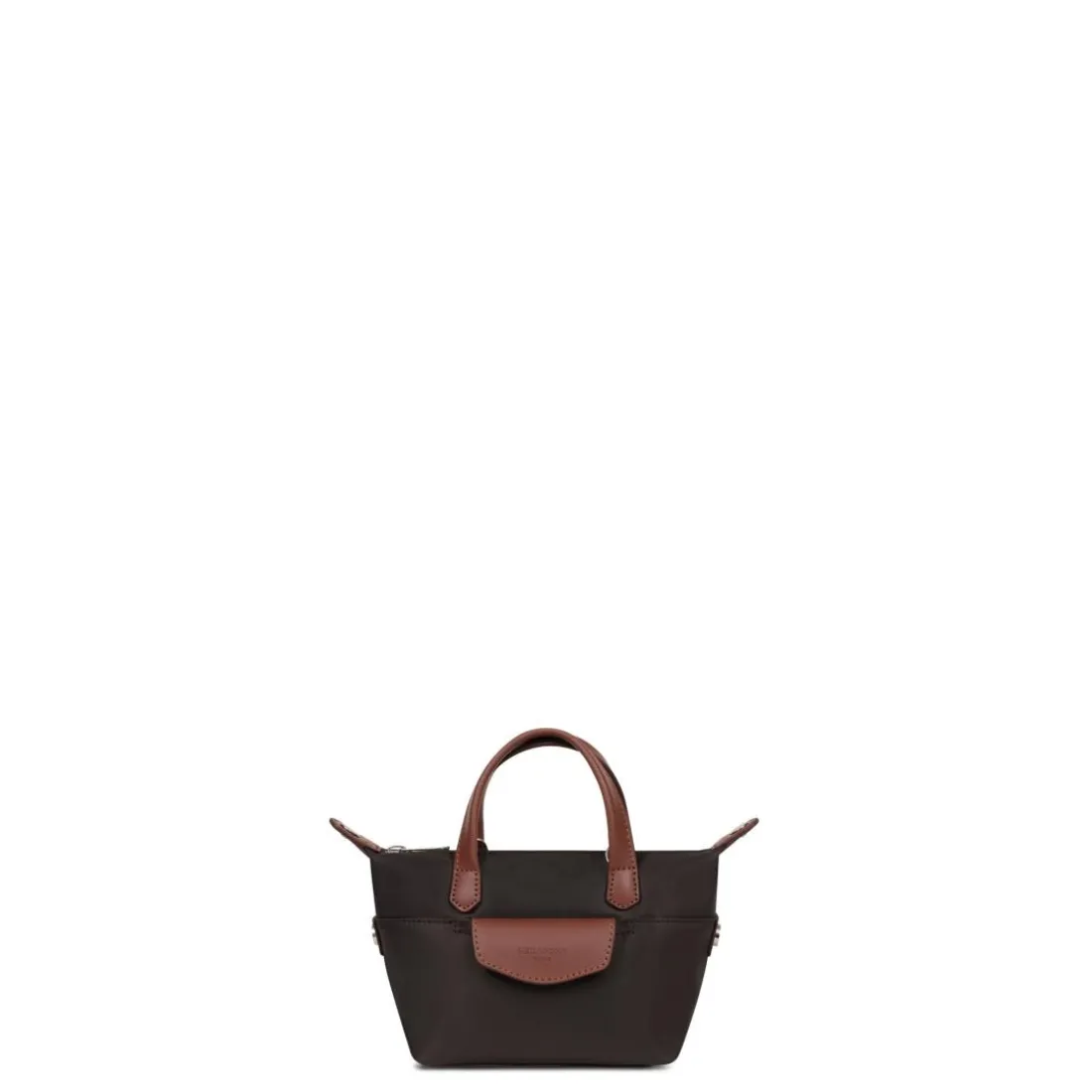 Sac cabas porté main POP Marron foncé Lara