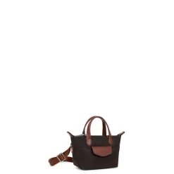 Sac cabas porté main POP Marron foncé Lara
