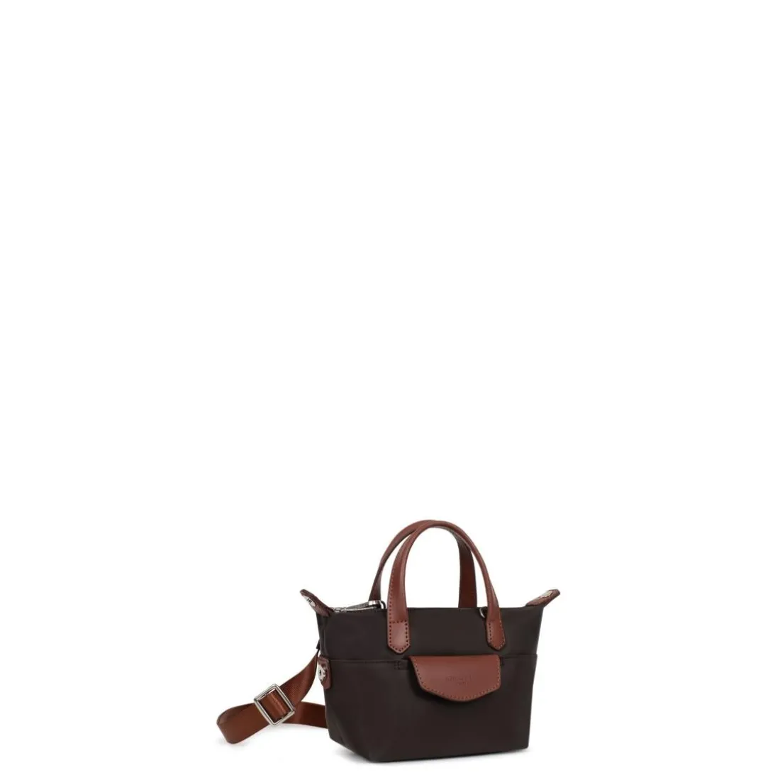 Sac cabas porté main POP Marron foncé Lara