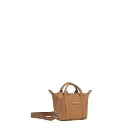 Sac cabas porté main TARA Tan Tess marron
