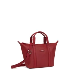 Sac cabas porté main TARA Rouge foncé Élise Joy