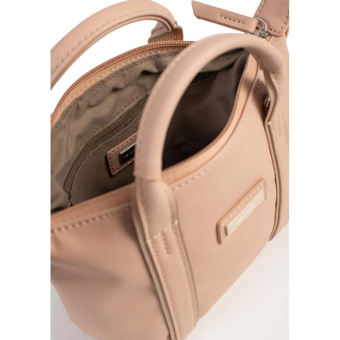 Sac cabas porté main TARA Nude Lina rose